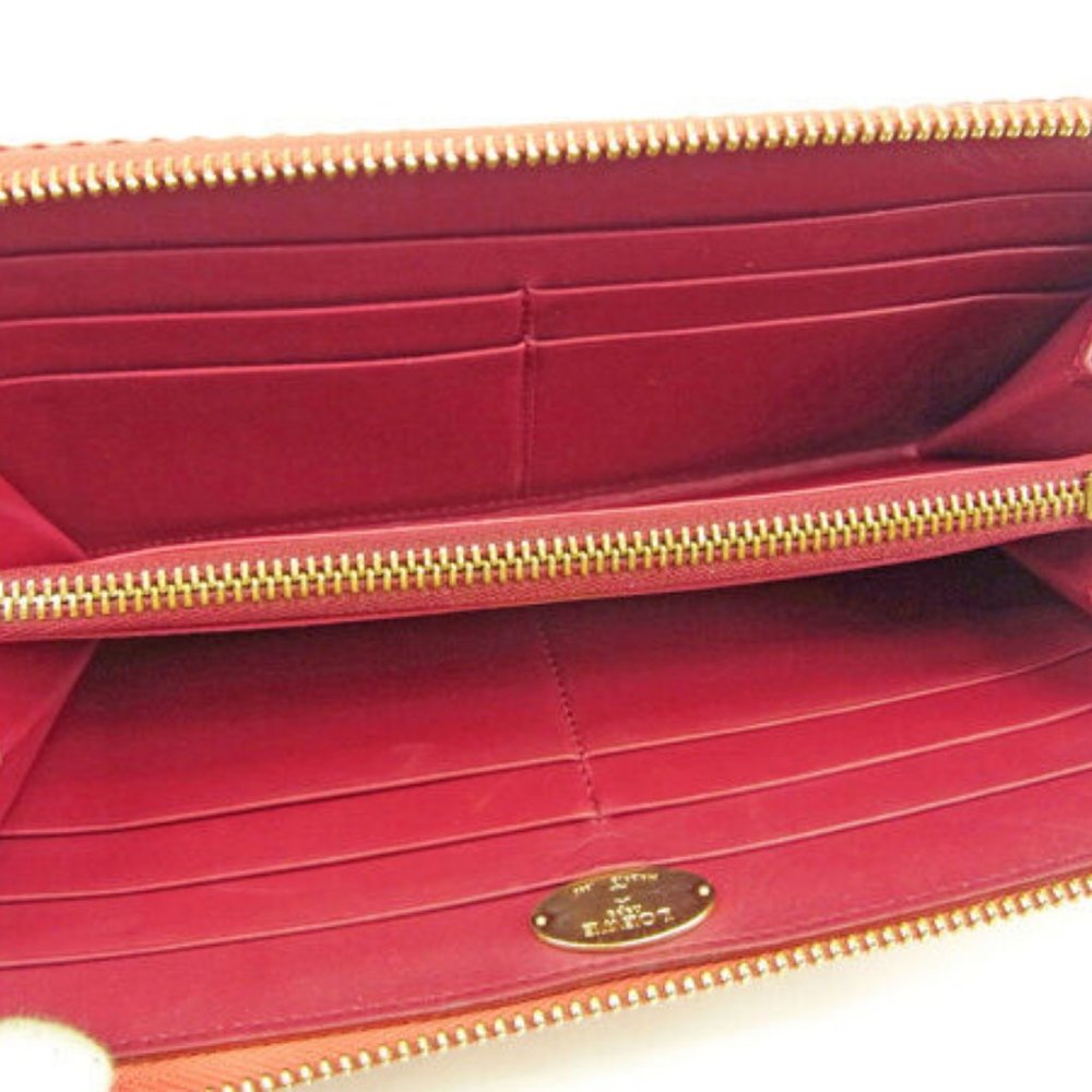 Loewe Wallet Purse Monogram Mini Agenda Red Woman unisex Authentic Used Y6596 - Picture 2 of 6